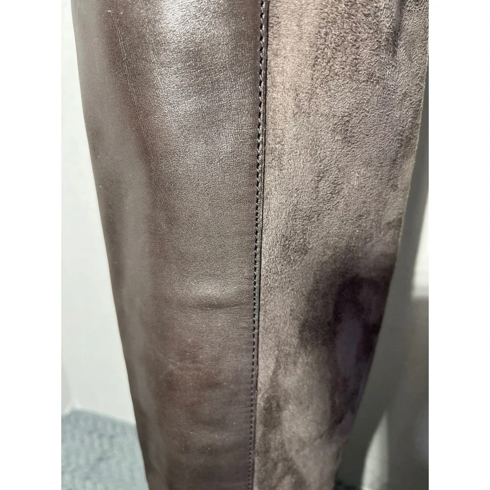 Cole Haan Adler Women‎ Gray Suede Leather Knee High Boots 7B